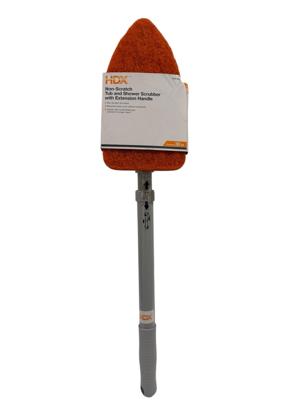 NEW HDX Non-Scratch Tub and Shower Scrubber with Extension Handle